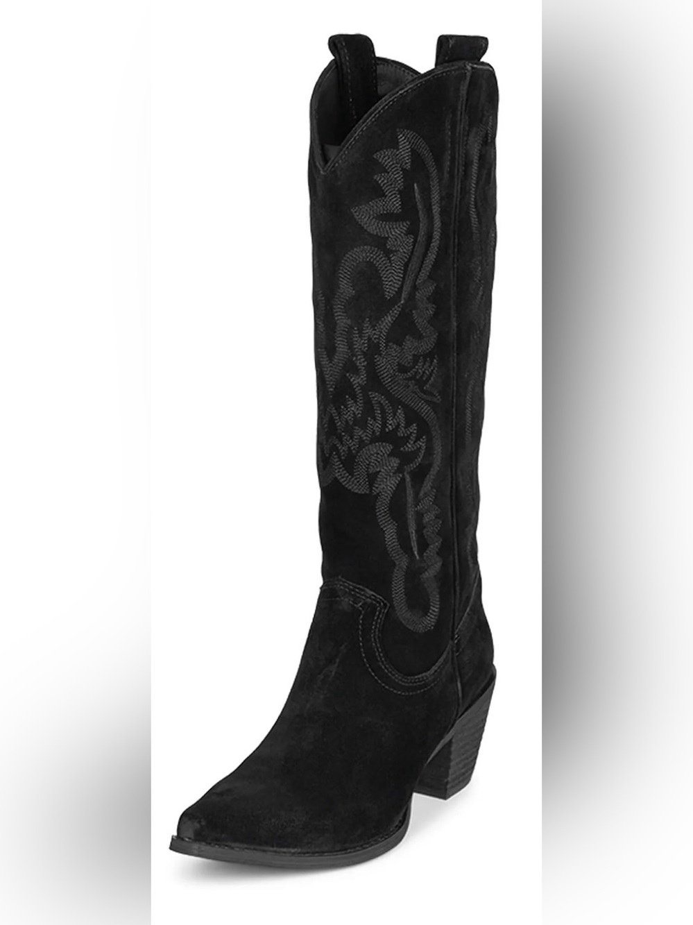 Jeffrey Campbell RANCHER - K Black Suede Western Boots US 9 $375